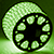 Светодиодный дюралайт трехжильный (36LED на 1м, бухта 100м, 3W, круглый 13мм, чейзинг) зеленый