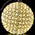 Объемная световая фигура «Плетеный шар» (d40см, 140LED, 3D) теплый белый